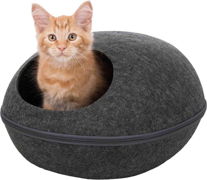 Trixie - Kattenmand - Relax Iglo Liva - Antraciet - 40X24X47 cm - Afbeelding 4