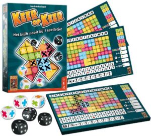 999 Games - Keer op Keer - Dobbelspel - Hét dobbelspel voor het hele gezin - Gezelschapsspel - Familiespel - Educatief spel - Klein cadeautje