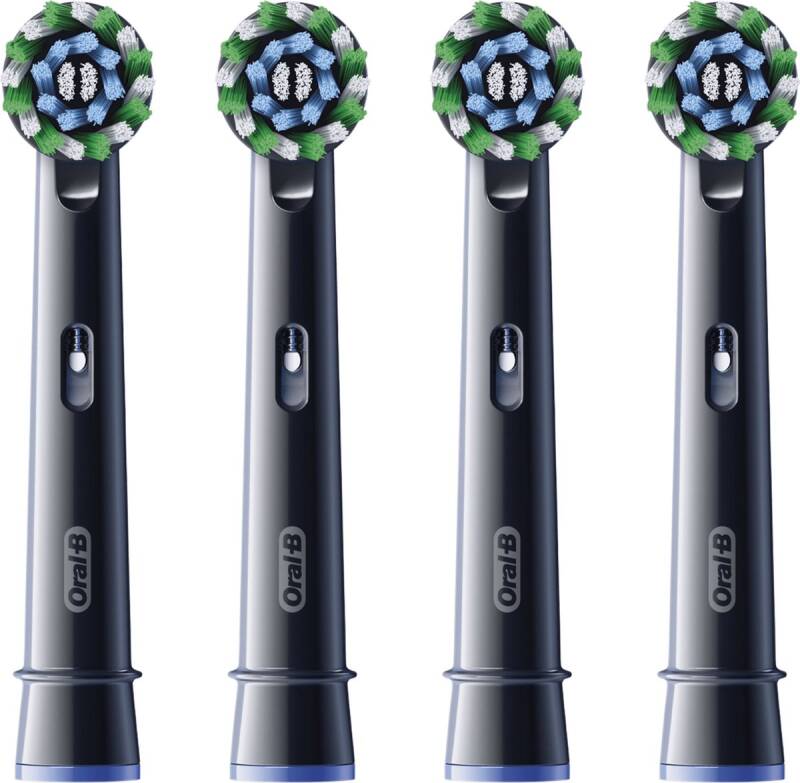 Oral-B Cross Action Pro - Opzetborstels - Met CleanMaximiser Technologie - Zwart - 4 Stuks - Afbeelding 2