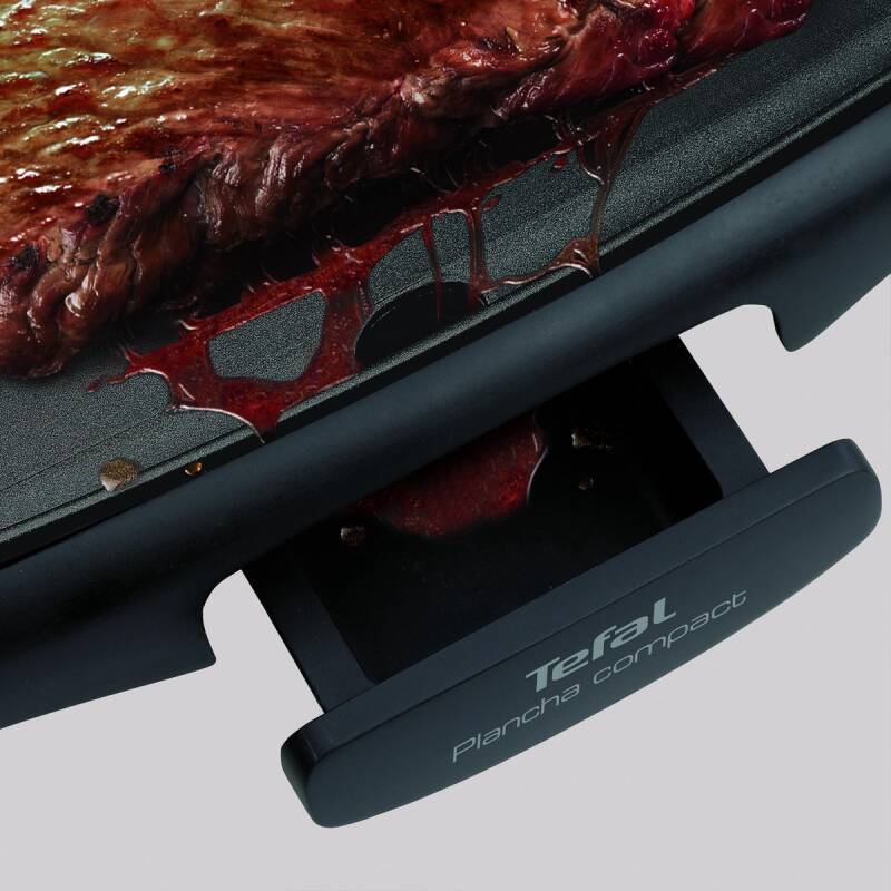 Tefal Plancha Compact 900 - Grillplaat - Anti-aanbaklaag - 1800W - Compact Design - Geschikt voor Binnen - Afbeelding 4