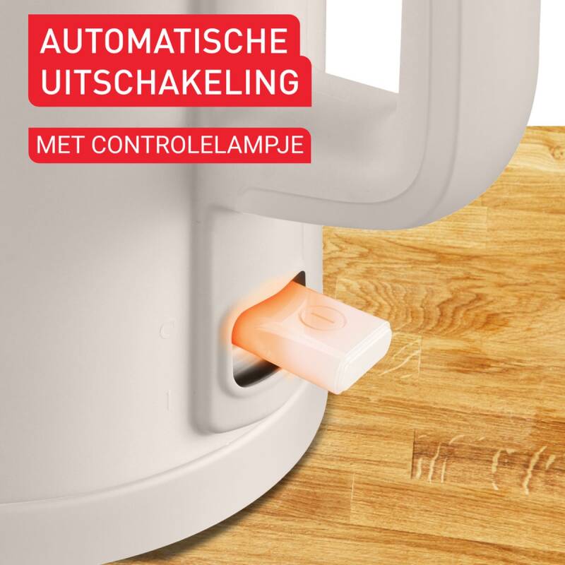 Tefal Thermo Protect KO140B - Waterkoker - 1,5L - Dubbele Wand - RVS Binnenkant - 2200W - Wit - Afbeelding 3