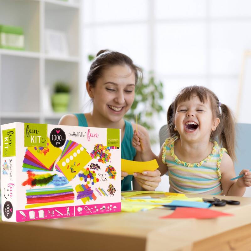 Vaessen Creative Knutselpakket - voor Kinderen - 1000 Onderdelen - Afbeelding 3