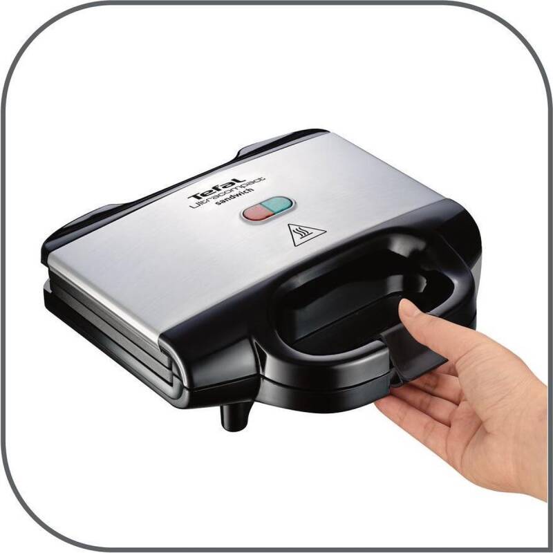 Tefal Ultracompact SM1552 - Tosti-apparaat - Compact Design - Anti-aanbaklaag - Veilig in gebruik - 700W - RVS - Afbeelding 4