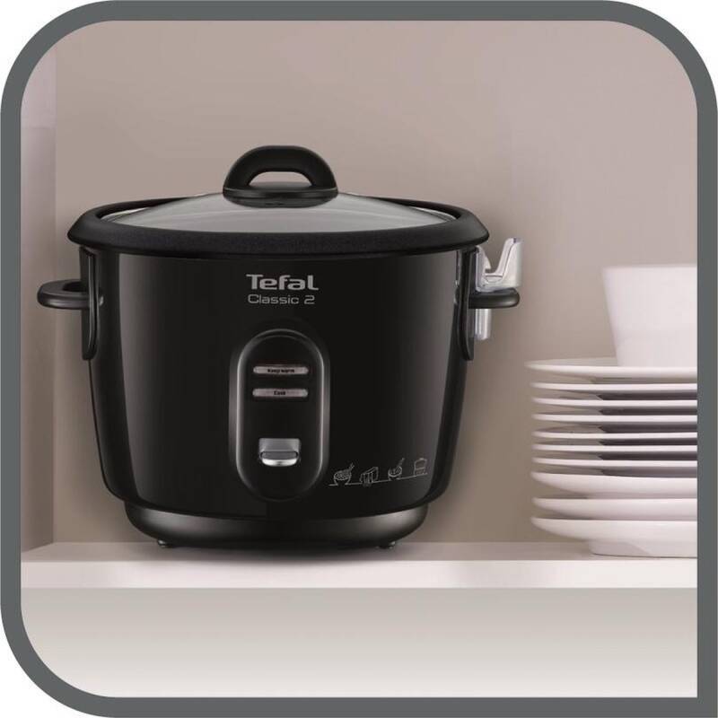 Tefal Classic RK1028 - Rijstkoker - 1 L - 6 Kops - Compact - Eenvoudig in Gebruik - Automatische Warmhoudfunctie - Zwart - Afbeelding 4