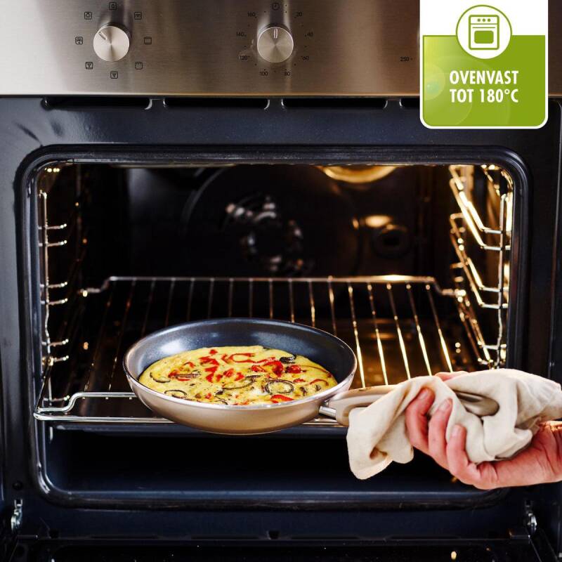 Greenpan Cambridge Bronze Keramische Koekenpan Ø20cm – PFAS-vrij – Inductie Koekenpan – Ovenbestendig tot 160°C – Vaatwasserbestendig – Snelle opwarming – Koudgrepen – Brons - Afbeelding 5