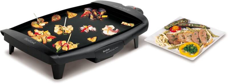 Tefal Plancha Compact 900 - Grillplaat - Anti-aanbaklaag - 1800W - Compact Design - Geschikt voor Binnen