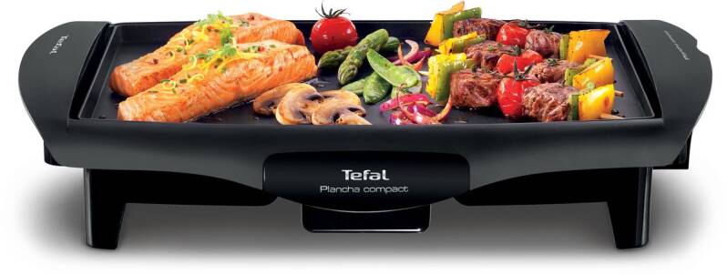 Tefal Plancha Compact 900 - Grillplaat - Anti-aanbaklaag - 1800W - Compact Design - Geschikt voor Binnen - Afbeelding 2
