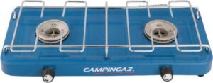 Campingaz Base Camp Camping kooktoestel - 2 pits camping gas kooktoestel - 2x 1600 Watt - blauw