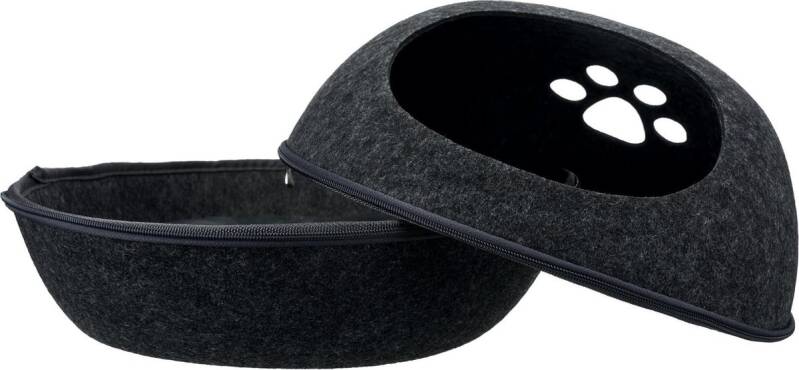 Trixie - Kattenmand - Relax Iglo Liva - Antraciet - 40X24X47 cm - Afbeelding 3