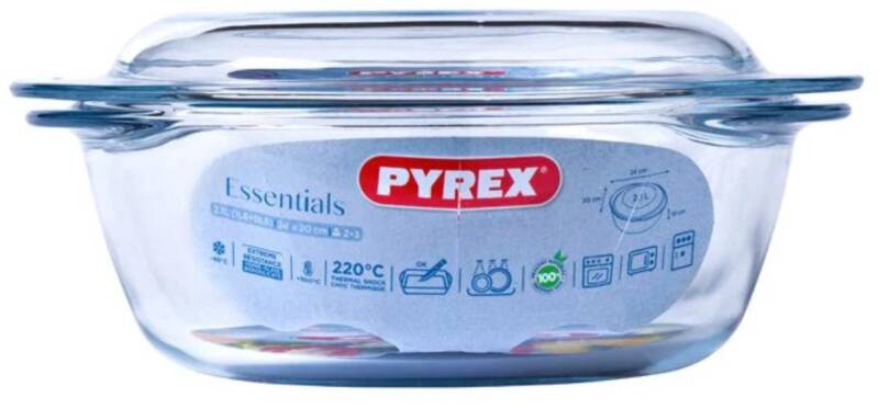 Pyrex - Ovenschaal met deksel - 1,6 L en 0,5 L (1020204) - Afbeelding 2