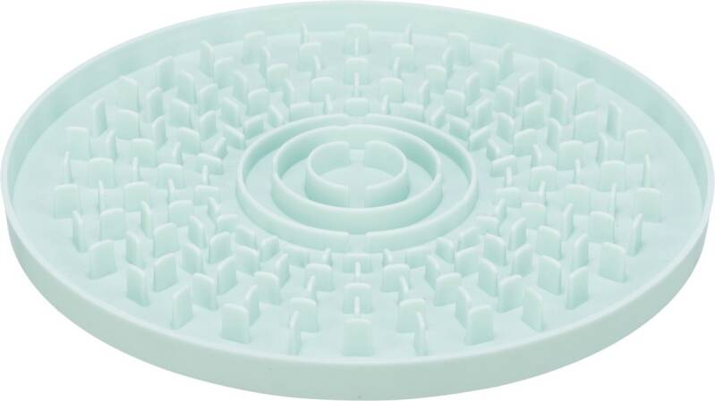 Trixie Junior - Anti Schrokbak - Likplaat - Mintgroen - 21X21 cm