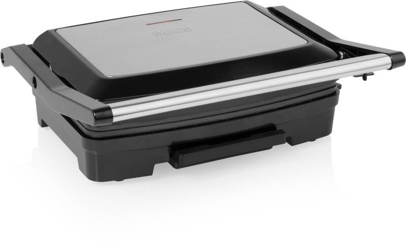 Princess Contactgrill compact 117501 – Tosti apparaat - Panini grill - Grill apparaat - Bakoppervlak van 23 x 15 cm – Vetopvangbak - RVS Design - Afbeelding 2