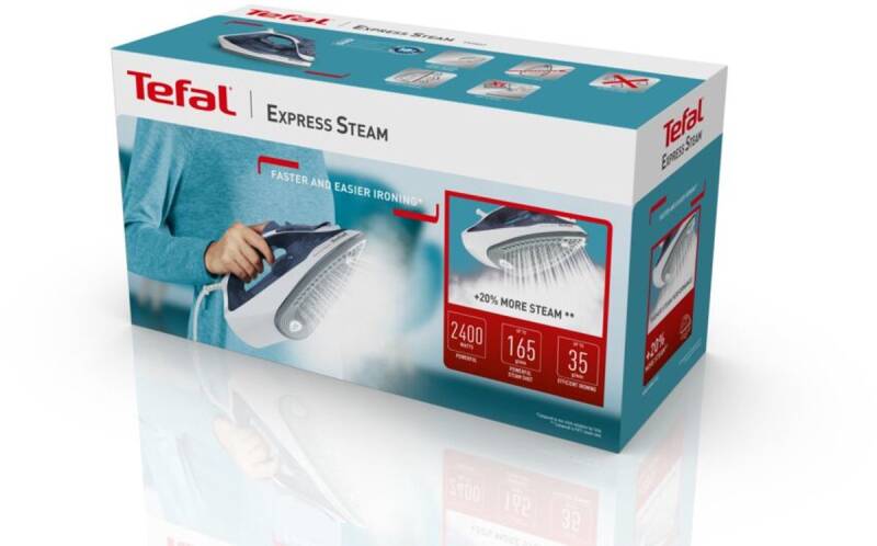 Tefal Express Steam FV2837 - Stoomstrijkijzer - 165 g/min Stoomboost - Anti-Kalk - Snel Opwarmen - 2400W - Afbeelding 5