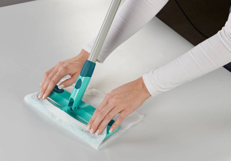 Leifheit Clean and Away - Vloerwisser S - incl. steel - incl. 5 doekjes - Afbeelding 2