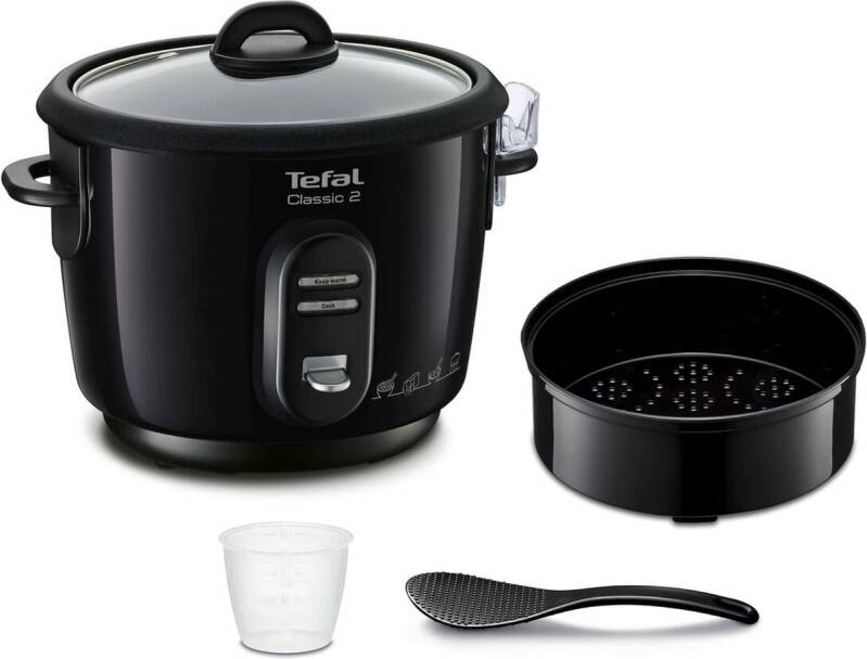 Tefal Classic RK1028 - Rijstkoker - 1 L - 6 Kops - Compact - Eenvoudig in Gebruik - Automatische Warmhoudfunctie - Zwart - Afbeelding 5