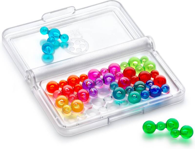 SmartGames - IQ Bubbles - 120 opdrachten - transparante IQ puzzler - Afbeelding 2