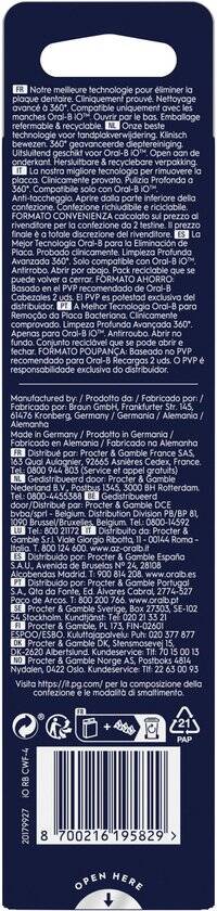 Oral-B iO Series Ultimate Clean - Originele opzetborstels - CrissCross borstelharen - 4 Stuks - Afbeelding 6