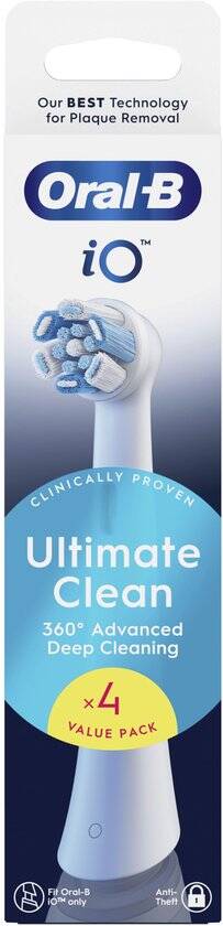 Oral-B iO Series Ultimate Clean - Originele opzetborstels - CrissCross borstelharen - 4 Stuks - Afbeelding 5