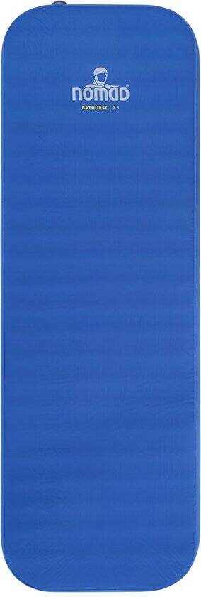 NOMAD® Bathurst 7.5 Slaapmat Zelfopblazend | 198 x 68 | 7.5 cm dikte | Blauw | Lichtgewicht | Comfort kamperen | Incl Hoes