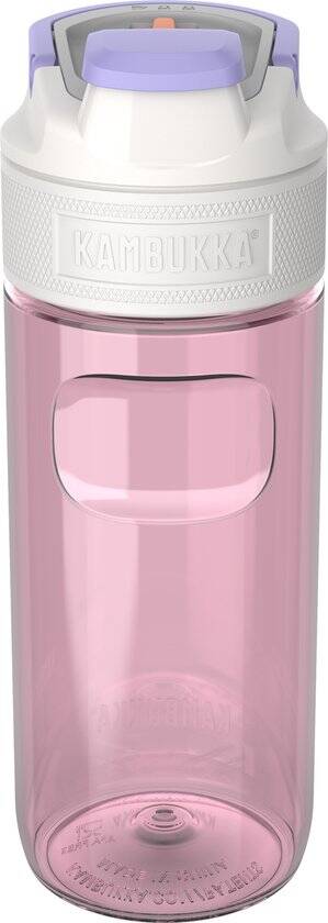 Kambukka Elton drinkfles 500ml - Barely Blush met 3-in-1 deksel en makkelijke reiniging - Afbeelding 2