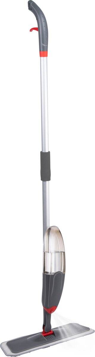 Dirt Devil Dweil met Sprayfunctie - 360° Roterende Dweil - Incl. Dweildoek - Hervulbare Fles 640ML - Voor Nat en Droog Gebruik - Kunststof - Grijs