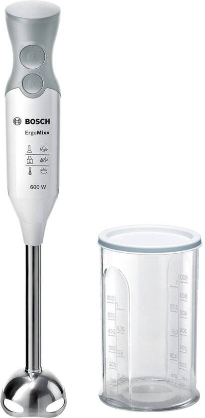 Bosch MSM66110 ErgoMixx - Staafmixer - 600W - Wit/Grijs