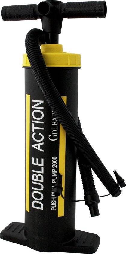 Eurotrail Dubbelslagpomp - inclusief 4 mondstukken