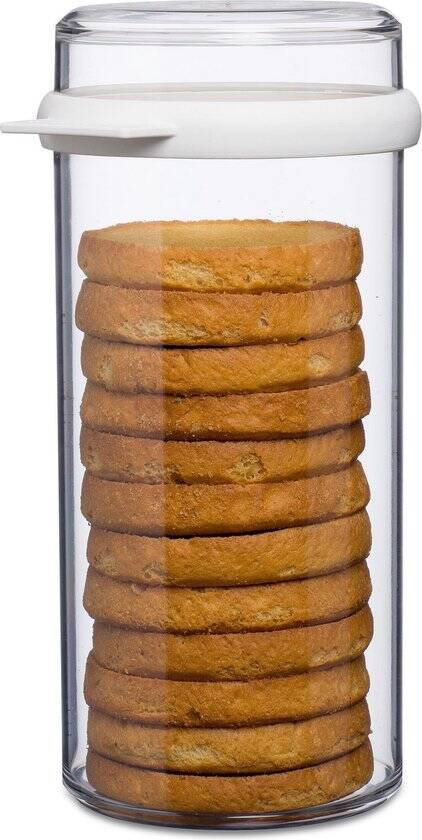 Mepal - Stora voorraadpot - 1900 ml - Beschuitbus - Wit - Afbeelding 2
