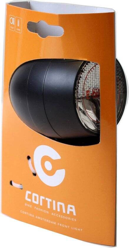 Fiets Cortina koplamp Amsterdam E-bike zwart - Afbeelding 3