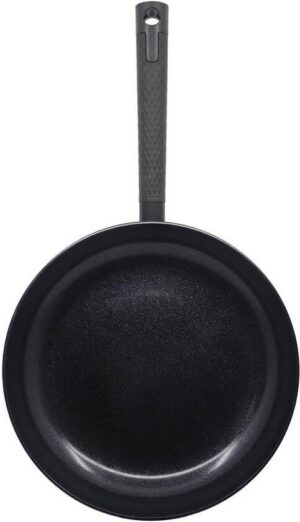 CB Chef koekenpan Ø 20cm - Non stick - 100% Recycled - Pfas-vrij - Keramisch - Inductie geschikt – Zwart