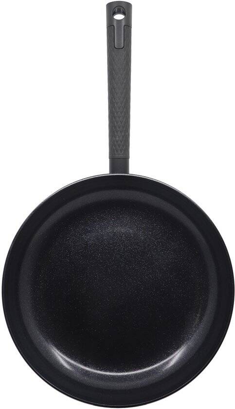 CB Chef koekenpan Ø 24cm - Non stick - 100% Recycled - Pfas-vrij - Keramisch - Inductie geschikt – Zwart