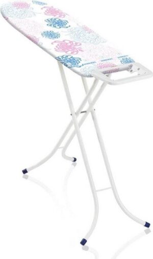 Leifheit strijkplank Classic S Basic - 110 x 30 cm strijkvlak - wit - roze - blauw