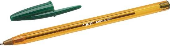 BIC Cristal Original Dunne Balpennen - Groen - Doos van 50 Stuks - Dunne Punt 0.8 mm - Afbeelding 4