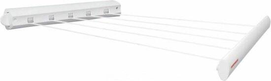 Leifheit wanddroogrek Rollfix 210 longline - 21 m drooglengte - ophangbaar - wit - Afbeelding 2