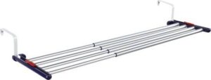 Leifheit hangdroogrek Quartett 42 uitschuifbaar - 4,2 m drooglengte - aluminium