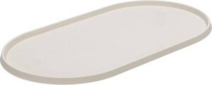 Designed by Lotte Placemat Oona - Hondenvoerbak - Silicone - Beige - 45x25x1,5 cm