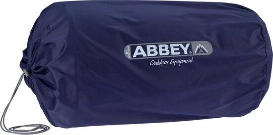 Abbey Camp Zelfopblaasbaar Slaapmat Deluxe - 2P - 201 x 132 x 10 cm - Marine - Afbeelding 6