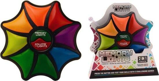Johntoy Memory & Follow Me Spel - Met licht en geluid - Educatief
