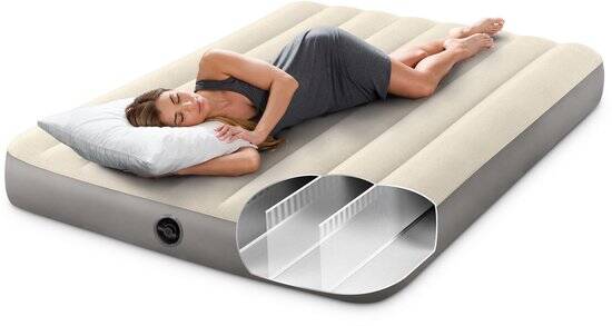 Intex Full Dura-Beam Single-High Luchtbed - 191x137x25 cm - Afbeelding 3