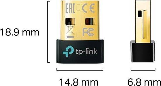 TP-Link UB500 - USB-adapter - Bluetooth 5.0 Nano - Zwart - Afbeelding 4