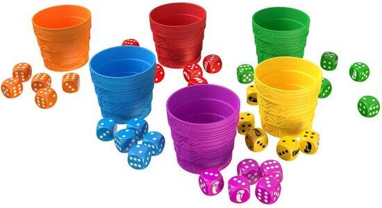 Zygomatic Board Game Studio Perudo - Dobbelsteen blufspel met bekers - 2-6 spelers - Afbeelding 2