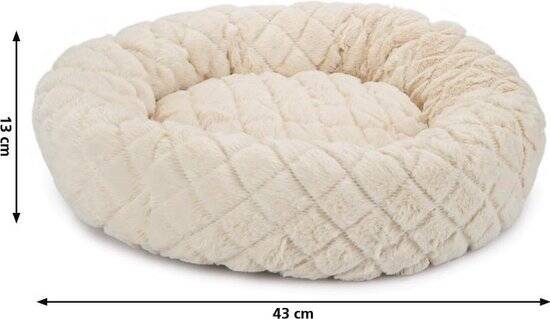 Beeztees Levisa - Kattenmand - Beige - 43x43x13 cm - Kleine Katten - Afbeelding 2