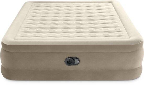Intex Queen Ultra Plush Luchtbed met ingebouwde pomp - 152x203x46cm