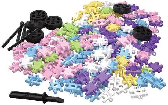 Nano Clics – Fantasy Builders 250 Piece Set – 5 in 1 Bouwblokken – SPEELGOED Gemaakt Van 100% RECYCLED Plastic – Speelgoed 8, 9, 10, 11, 12 jaar – Constructie Speelgoed - Afbeelding 2