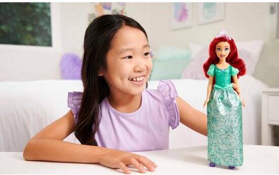 Disney Princess Ariel Pop - Modepop uit De Kleine Zeemeermin - Met glitteroutfit - Afbeelding 2