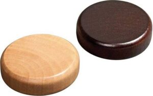 Philos Backgammon Speelstenen - Houten stenen voor 2 spelers - 30 stuks