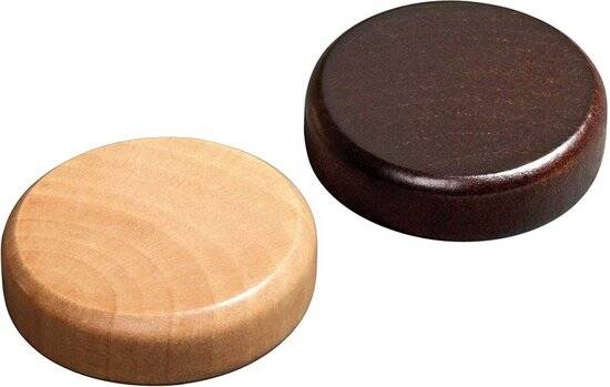 Philos Backgammon Speelstenen - Houten stenen voor 2 spelers - 30 stuks