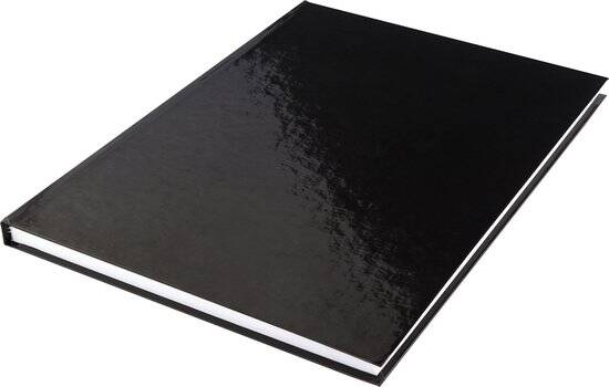 Kangaro dummyboek - A4 - zwart - 160 blanco pagina's - hard cover - K-5564 - Afbeelding 3