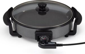 Tristar Elektrische hapjespan 1500W - PZ-2963 - Ø30cm Deksel - Maximale temperatuur 280⁰ C - PFAS-vrij