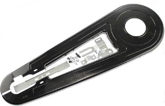 Falkx Kettingkast - Zwart - Inclusief bevestiging - Geschikt voor 26-28 inch fietsen - Afbeelding 3